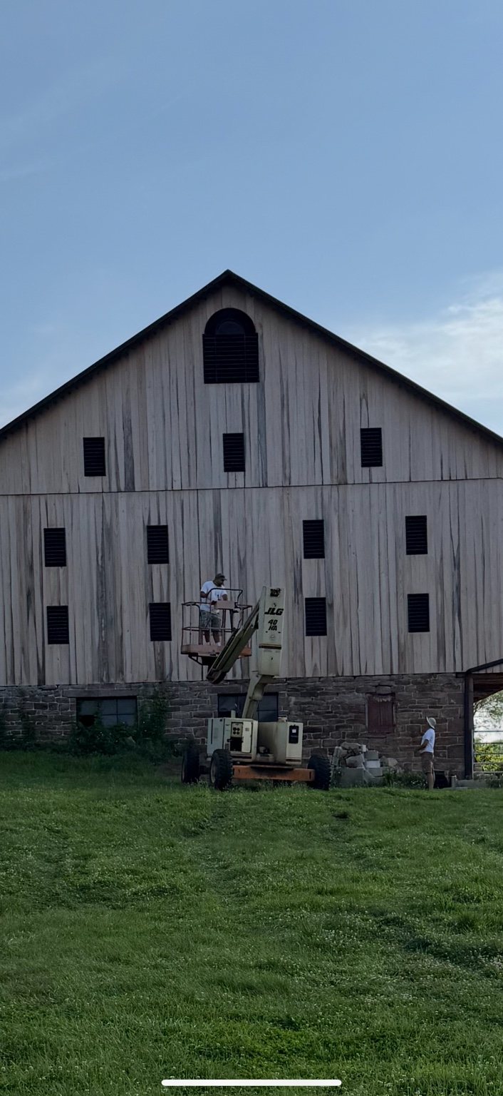 Historic Bank Barn Restoration — Color My World Painting project photo 7