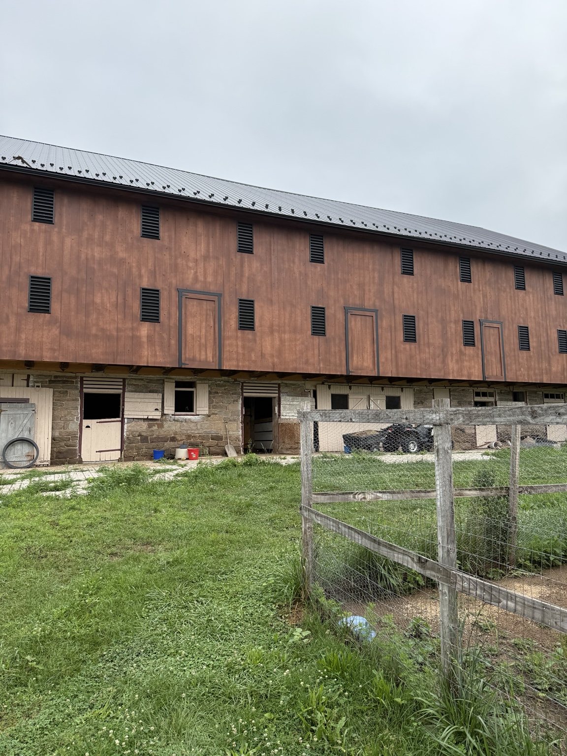 Historic Bank Barn Restoration — Color My World Painting project photo 3