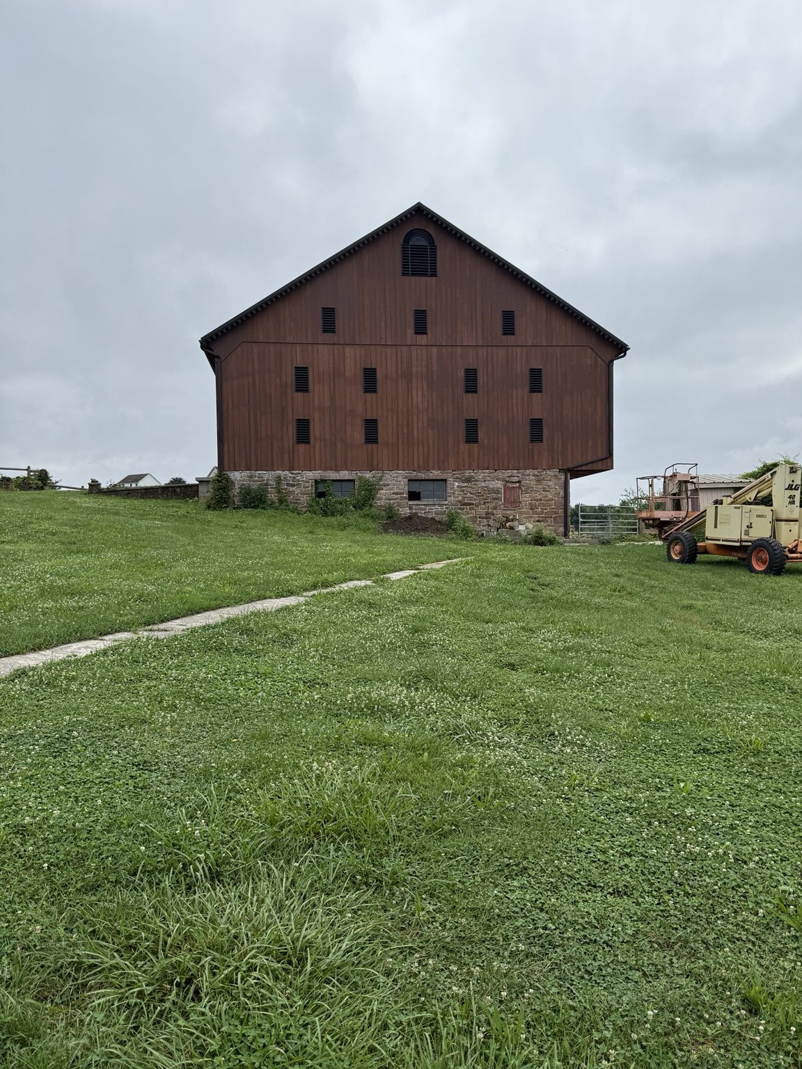 Historic Bank Barn Restoration — Color My World Painting project photo 2