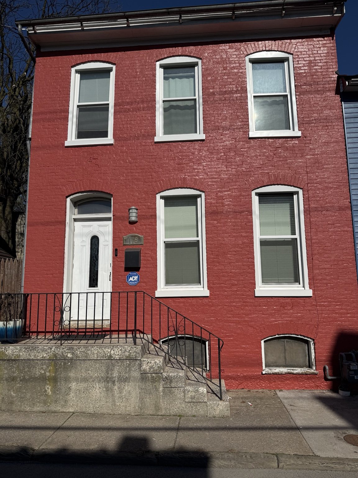 Brick Rowhome Exterior — Color My World Painting project photo 1