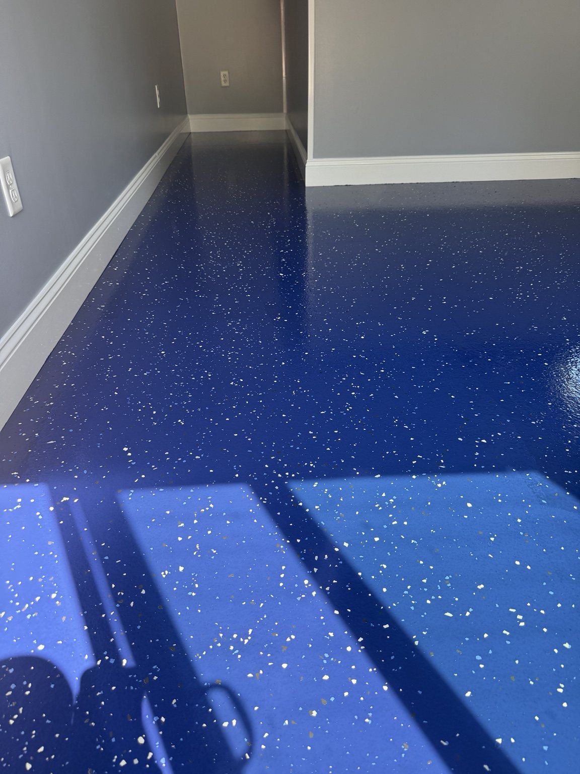 Epoxy Flooring project by Color My World Painting in Maryland