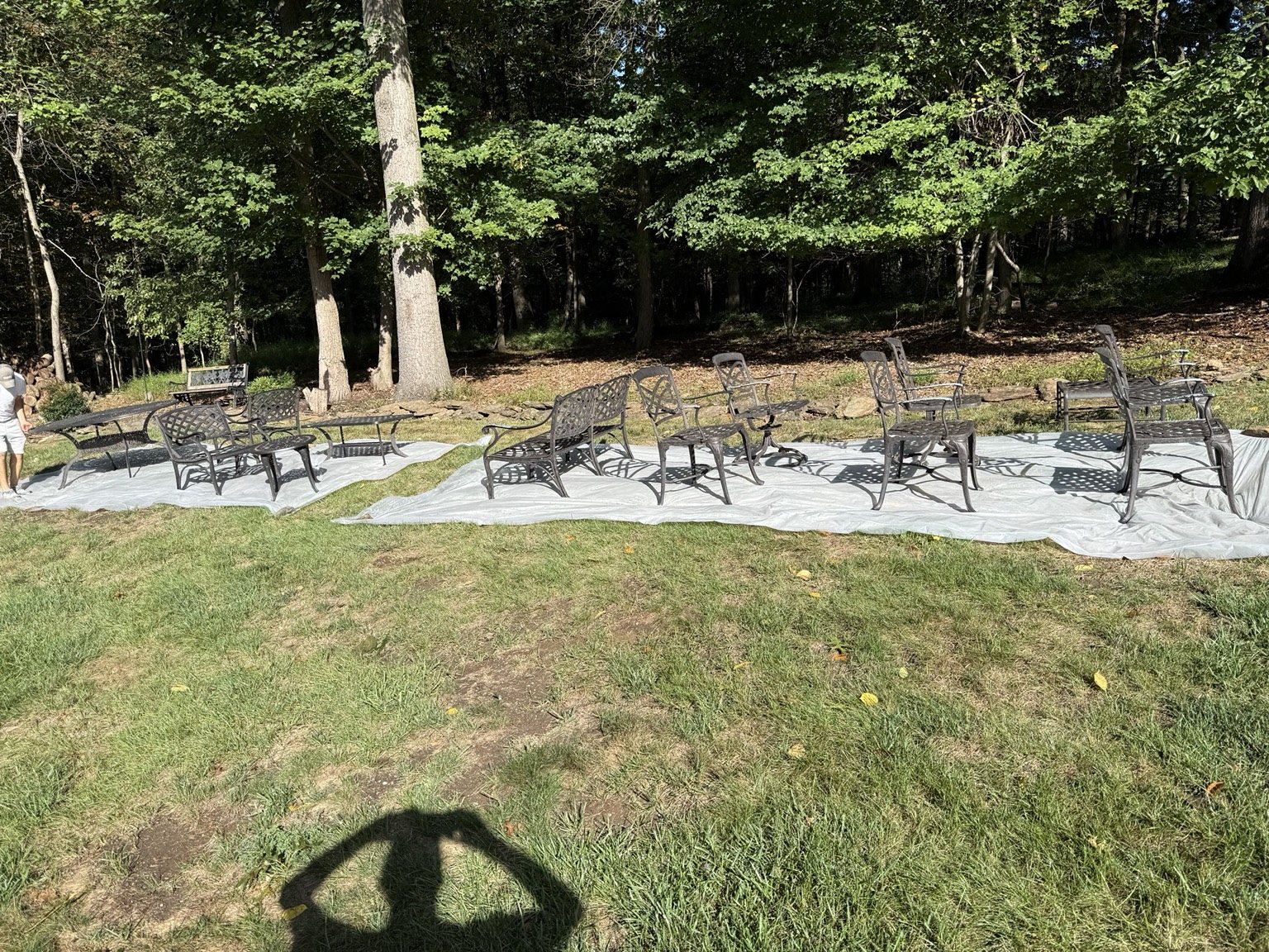 Outdoor Furniture Refinishing — Color My World Painting project photo 2