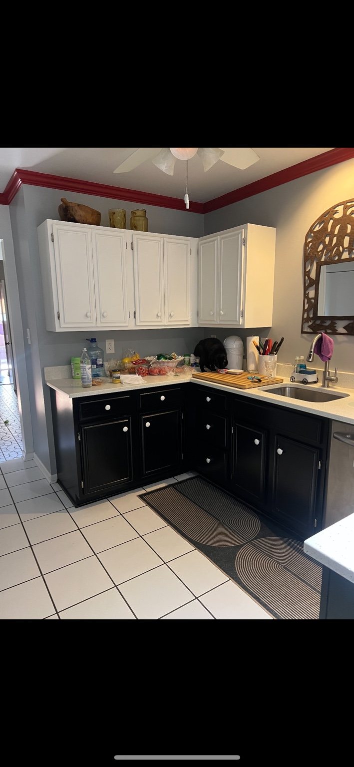Cabinet & Island Refinishing — Color My World Painting project photo 3